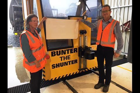 TasRail has taken delivery of a Hegenscheidt ES 600 remote controlled battery-powered shunting machine.